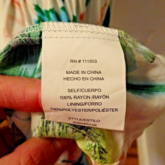 Small Rayon Polyester White - Picture 5 of 14